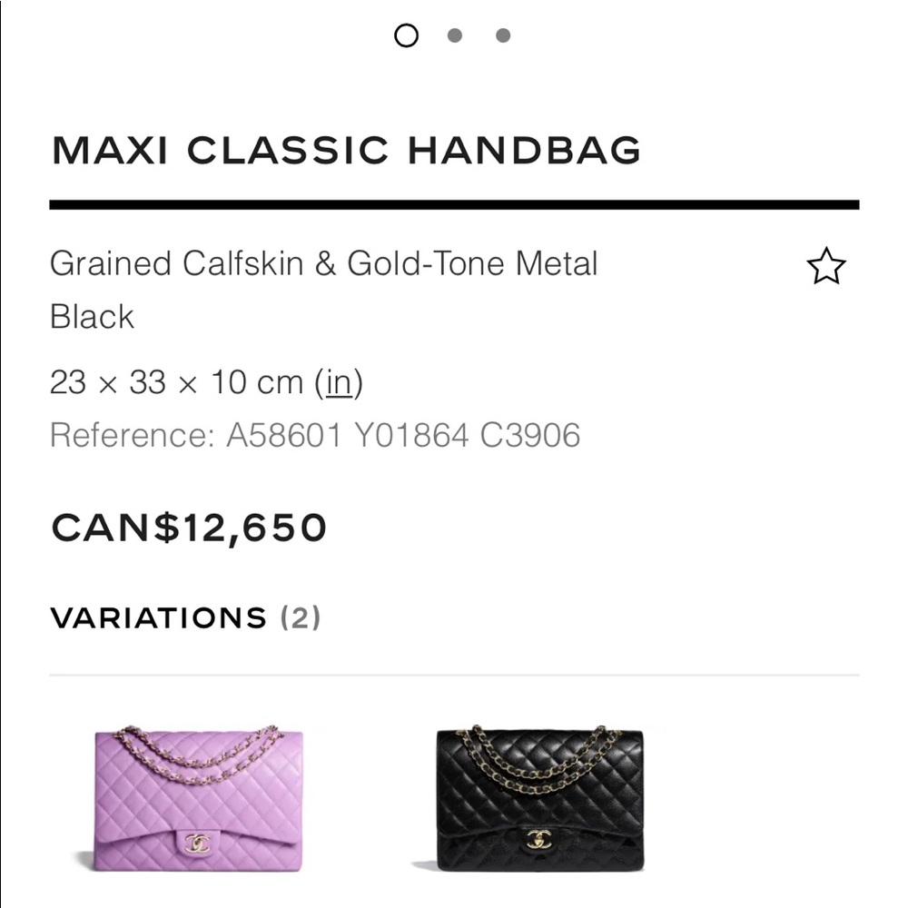 **AUTHENTIC CHANEL MAXI HANDBAG** - Picture 15 of 16